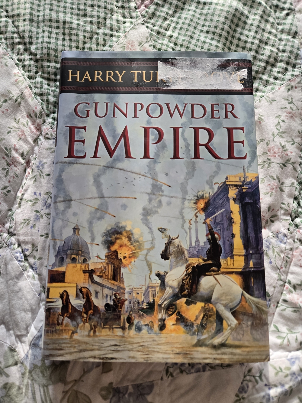Gunpowder Empire by Harry Turtledove - Illustrated Hardcover - Blue & Red Cover